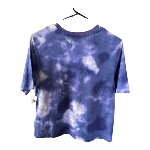 Disney purple tie-dye Haunted Mansion cropped shirt - Picture 3 of 4